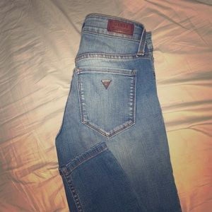 GUESS power skinny low jeans